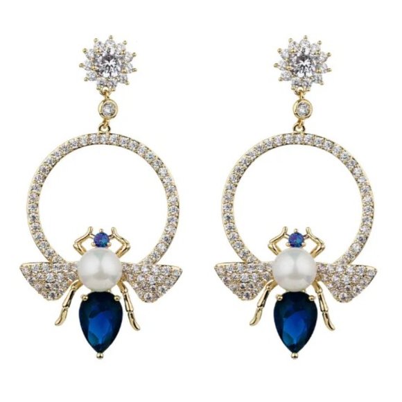 eye candy Jewelry - EYE CANDY LOS ANGELES- Queen Bee CZ Statement Earrings